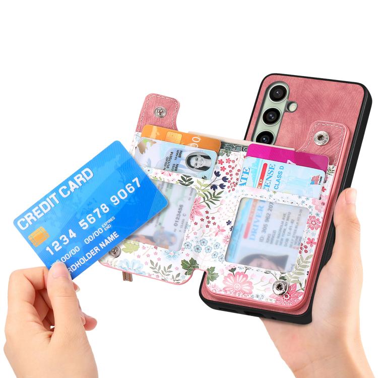 For Samsung Galaxy A56 5G Retro Painted Zipper Wallet Back Phone Case