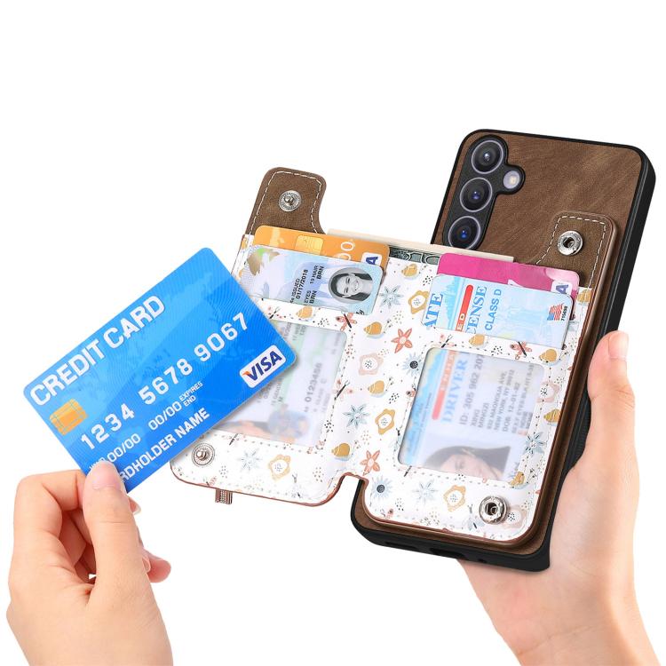 For Samsung Galaxy A37 5G Retro Painted Zipper Wallet Back Phone Case