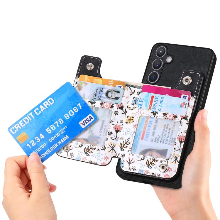 For Samsung Galaxy A37 5G Retro Painted Zipper Wallet Back Phone Case