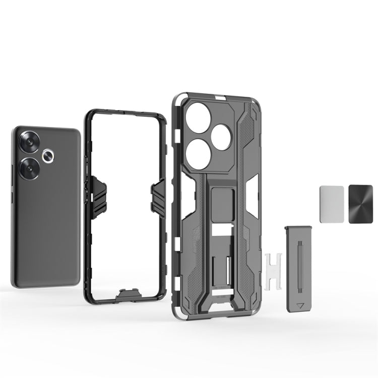 For Xiaomi Redmi Turbo 3 Supersonic Armor PC Hybrid TPU Phone Case