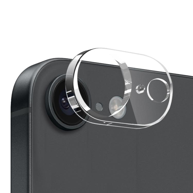 For iPhone 17e / 16e NORTHJO 3 in 1 TPU Phone Case with Screen Film and Lens Film - Clear