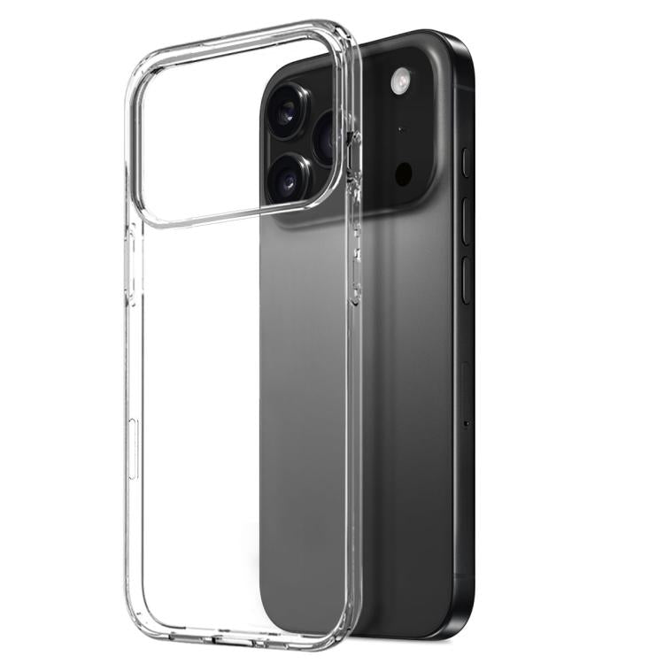 For iPhone 17 Pro Max NORTHJO 3 in 1 TPU Phone Case with Screen Film and Lens Film - Clear