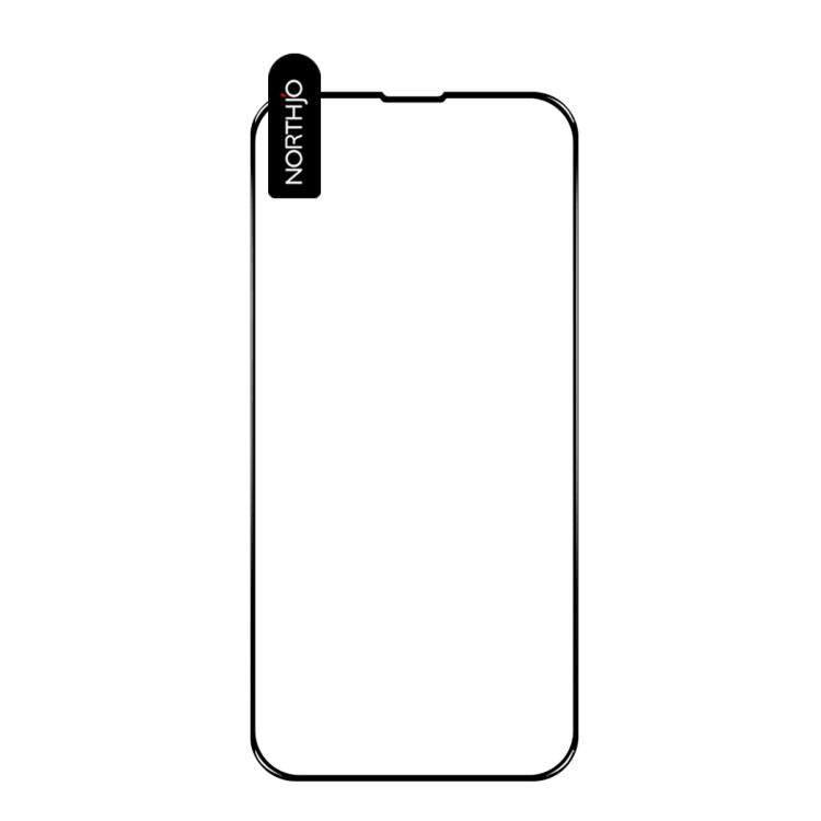 For iPhone 17e / 16e NORTHJO A++ Screen Protector Full Glue Silk Printing Tempered Glass Film