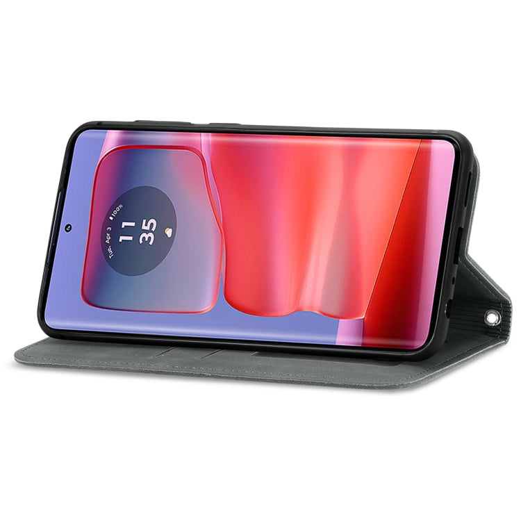 For Motorola Moto Edge 50 Pro Retro Skin Feel Magnetic Flip Leather Phone Case