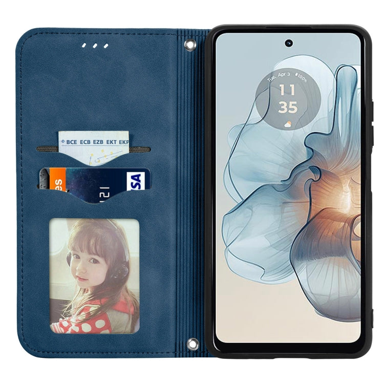 For Motorola Moto G24 Power Retro Skin Feel Magnetic Flip Leather Phone Case