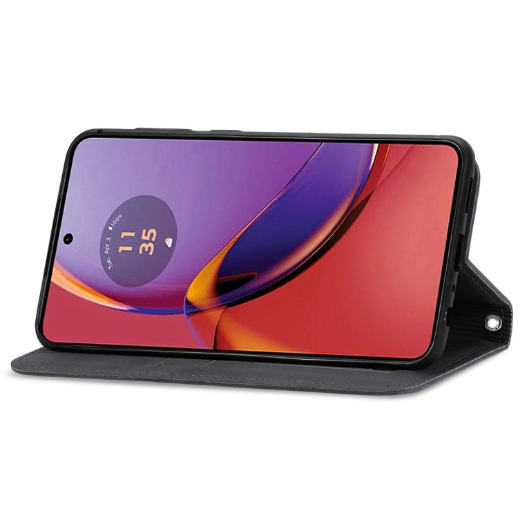 For Motorola Moto G84 Retro Skin Feel Magnetic Flip Leather Phone Case