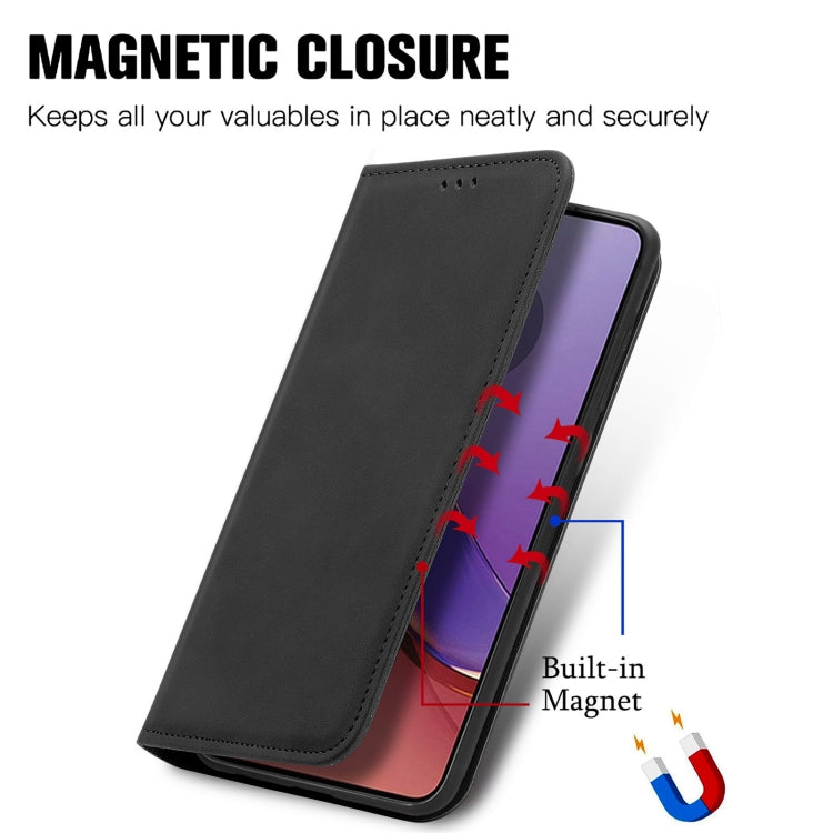 For Motorola Moto G84 Retro Skin Feel Magnetic Flip Leather Phone Case