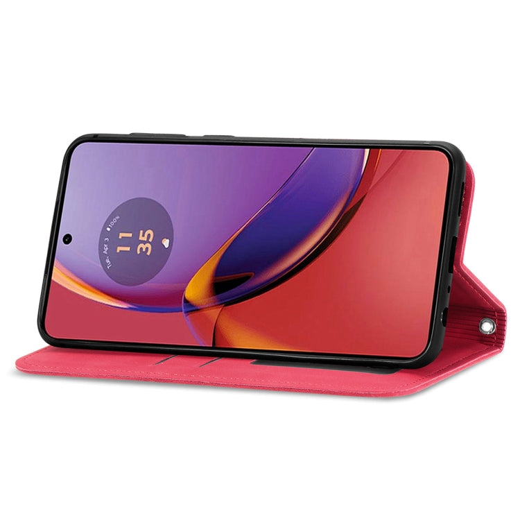 For Motorola Moto G84 Retro Skin Feel Magnetic Flip Leather Phone Case