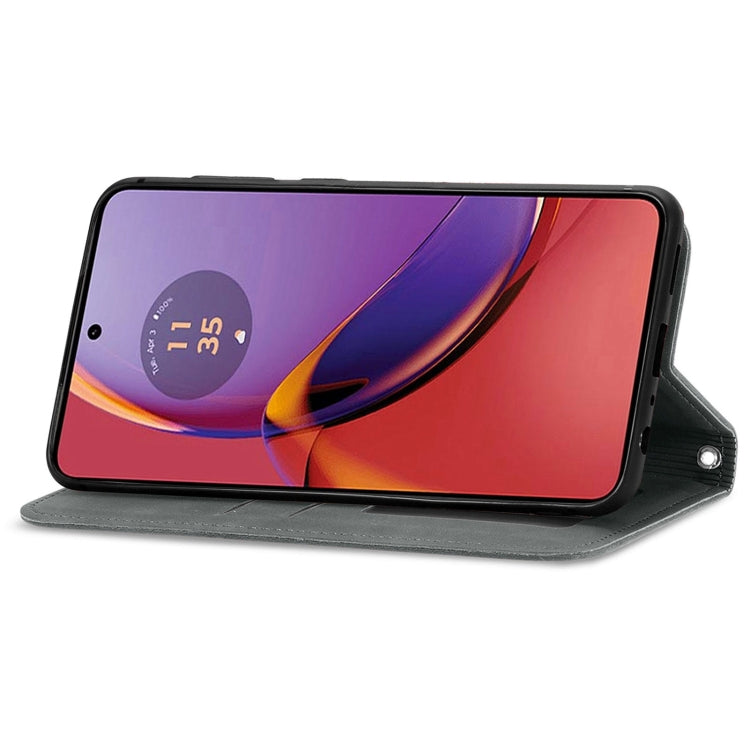 For Motorola Moto G84 Retro Skin Feel Magnetic Flip Leather Phone Case