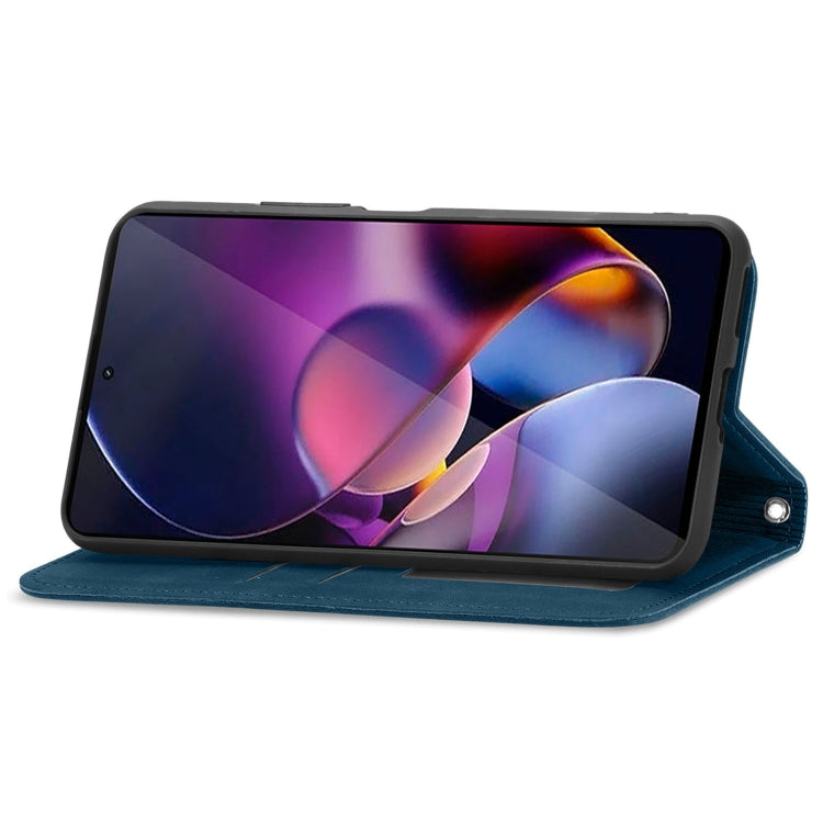 For Motorola Moto G Stylus 5G 2024 Retro Skin Feel Magnetic Flip Leather Phone Case