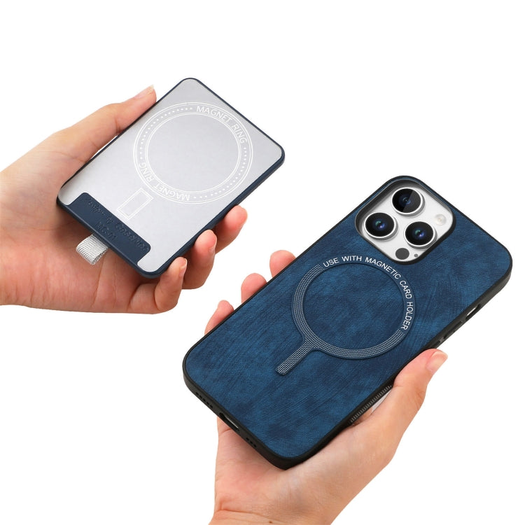 For iPhone 16 Pro Retro Splitable Magnetic Card Bag Leather Phone Case