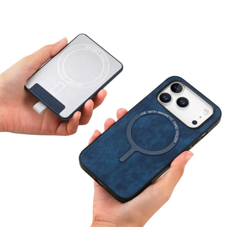 For iPhone 17 Pro Retro Splitable Magnetic Card Bag Leather Phone Case