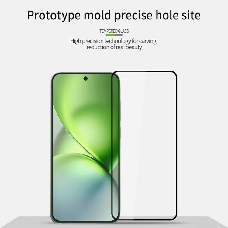 For vivo X200 Pro mini MOFI 9H 2.5D Full Screen Tempered Glass Film - Black