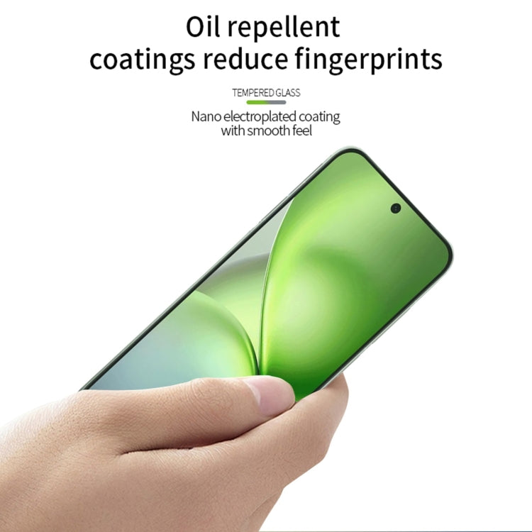 For vivo X200 Pro mini MOFI 9H 2.5D Full Screen Tempered Glass Film - Black