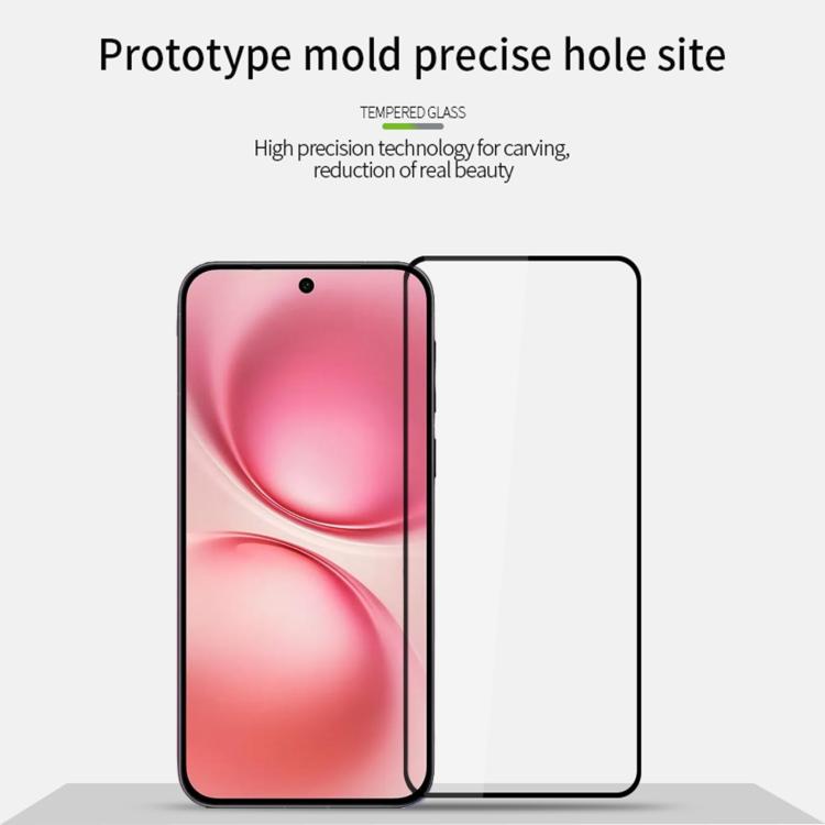 For vivo X200 FE MOFI 9H 2.5D Full Screen Tempered Glass Film - Black