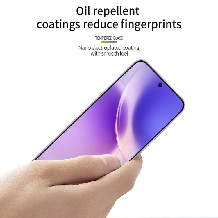For vivo X300 Unlock MOFI 9H 2.5D Full Screen Tempered Glass Film - Black