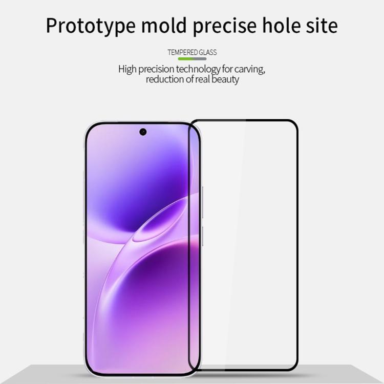 For vivo S50 Unlock MOFI 9H 2.5D Full Screen Tempered Glass Film - Black