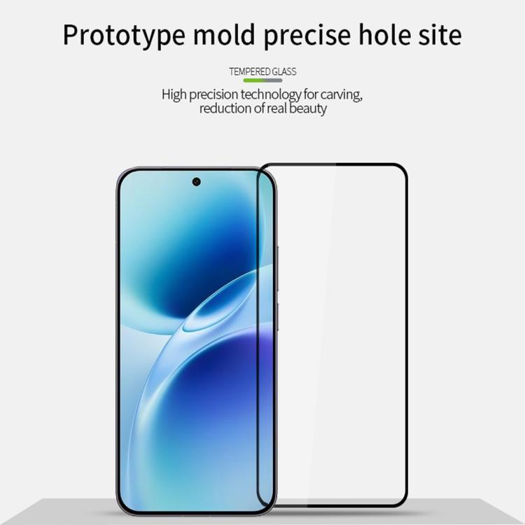 For vivo S50 Pro mini Unlock MOFI 9H 2.5D Full Screen Tempered Glass Film - Black