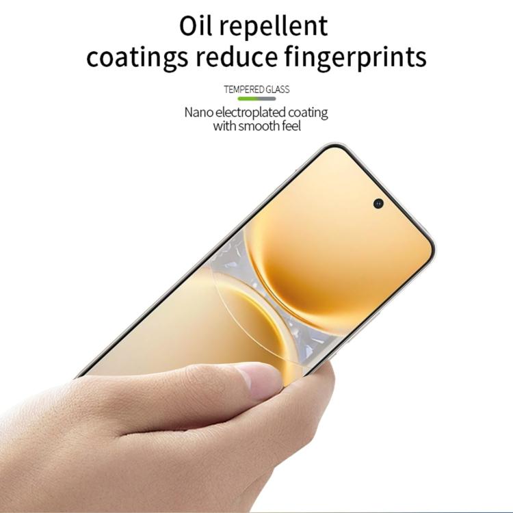 For vivo Y500 Pro MOFI 9H 2.5D Full Screen Tempered Glass Film - Black