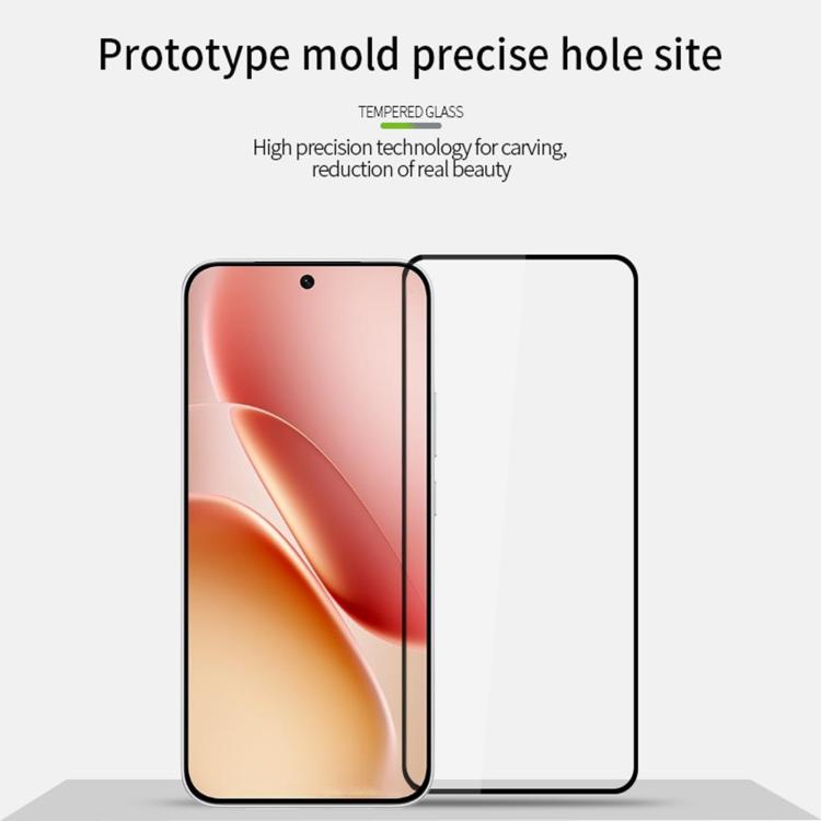 For vivo iQOO Z11 MOFI 9H 2.5D Full Screen Tempered Glass Film - Black