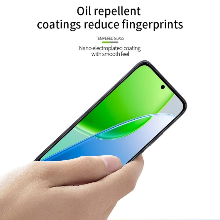 For vivo Y31d 4G / Y51 Pro 5G MOFI 9H 2.5D Full Screen Tempered Glass Film - Black