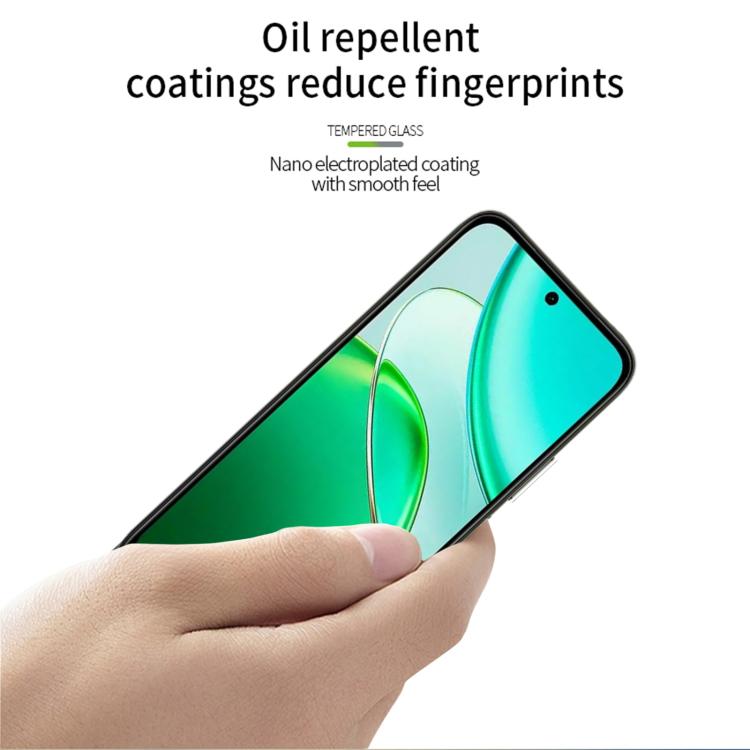 For vivo T5X MOFI 9H 2.5D Full Screen Tempered Glass Film - Black