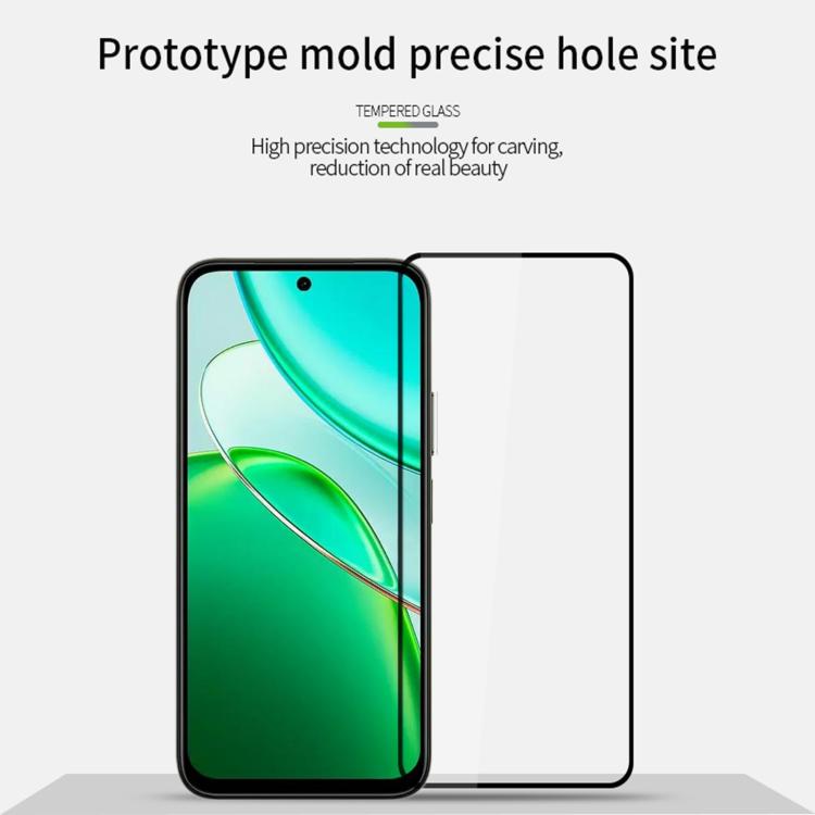 For vivo V70 / V70 Elite Unlock MOFI 9H 2.5D Full Screen Tempered Glass Film - Black