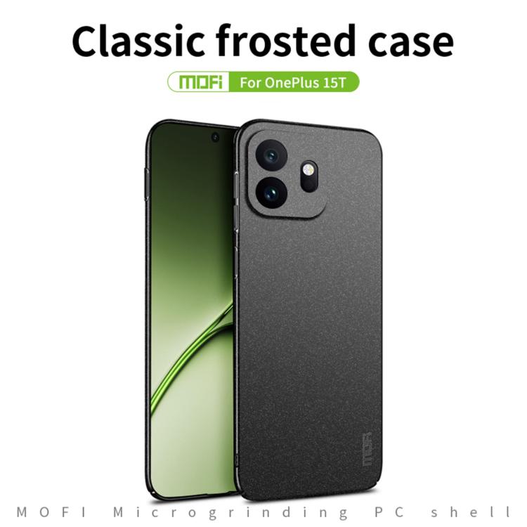 For OnePlus 15T MOFI Fandun Series Frosted PC Ultra-thin All-inclusive Phone Case