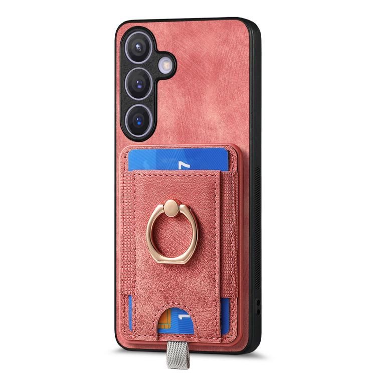 For Samsung Galaxy A37 5G Retro Splitable Magnetic Card Bag Leather Phone Case