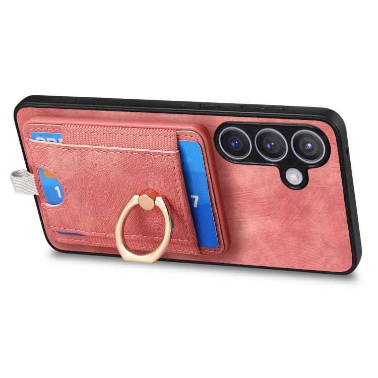 For Samsung Galaxy A37 5G Retro Splitable Magnetic Card Bag Leather Phone Case