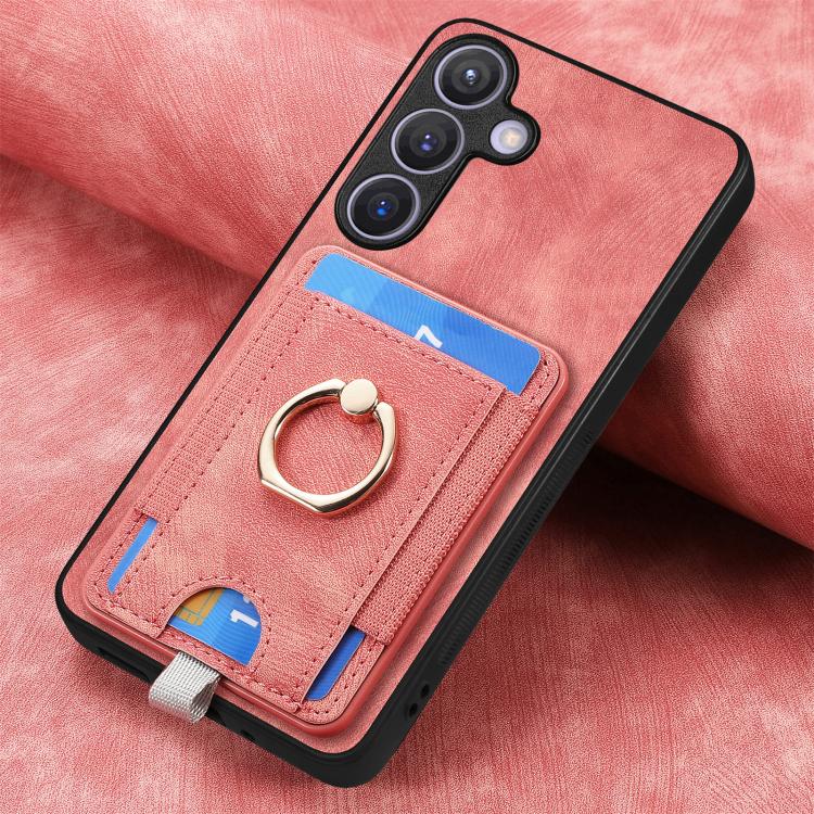 For Samsung Galaxy A37 5G Retro Splitable Magnetic Card Bag Leather Phone Case