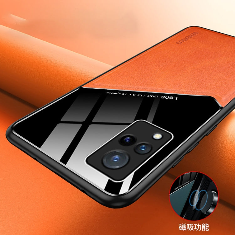 For vivo V21 5G All-inclusive Leather Organic Glass Phone Case