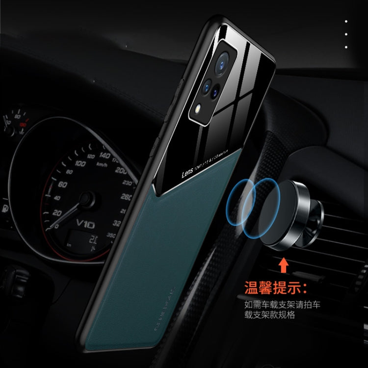 For vivo V21 5G All-inclusive Leather Organic Glass Phone Case