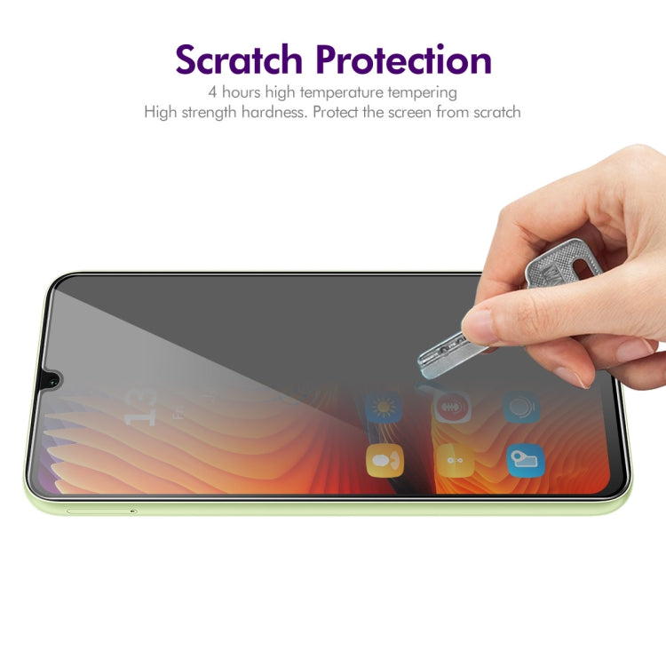 For Samsung Galaxy A06 4G ENKAY Hat-Prince 28 Degree Anti-peeping Privacy Silk Screen Tempered Glass Film