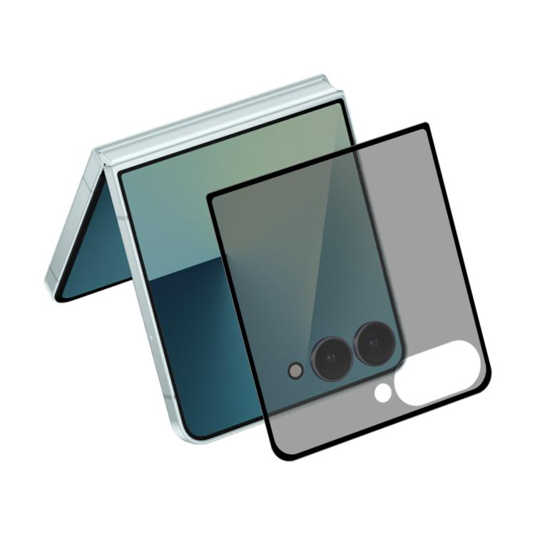For Samsung Galaxy Z Flip7 ENKAY Hat-Prince 28 Degree Anti-peeping Privacy Silk Screen Tempered Glass Film