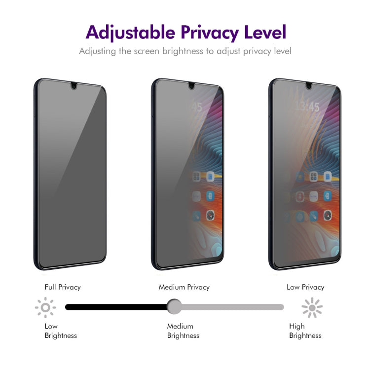 For Samsung Galaxy A16 5G 2pcs ENKAY Hat-Prince 28 Degree Anti-peeping Privacy Tempered Glass Film