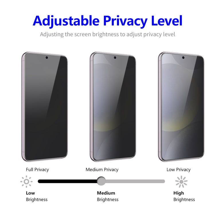 For Samsung Galaxy S24 FE 5G 2pcs ENKAY Hat-Prince 28 Degree Anti-peeping Privacy Tempered Glass Film