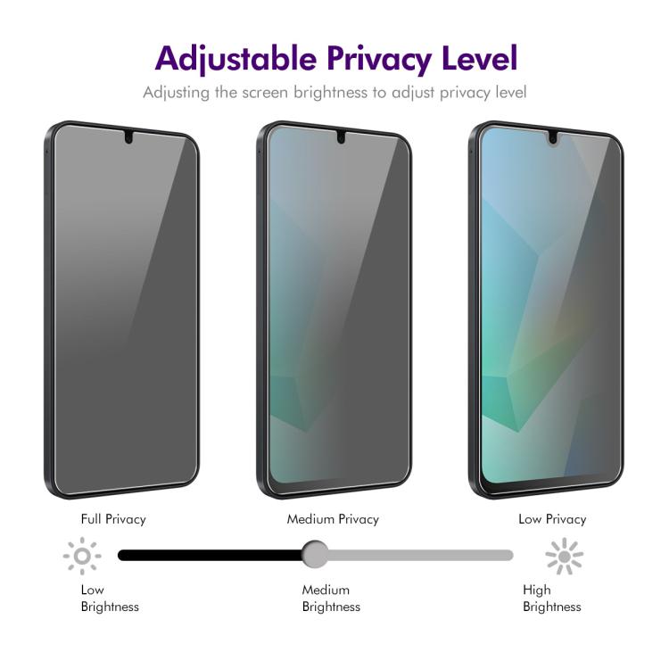 For Samsung Galaxy A17 5G 2pcs ENKAY Hat-Prince 28 Degree Anti-peeping Privacy Tempered Glass Film