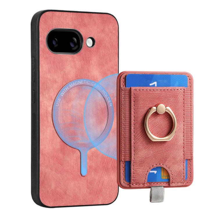 For Google Pixel 9a Retro Splitable Magnetic Card Bag Leather Phone Case