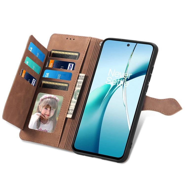 For Xiaomi 15 Pro Embossed Flower Zipper Leather Phone Case