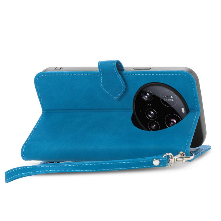 For Xiaomi 15 Ultra Embossed Flower Zipper Leather Phone Case