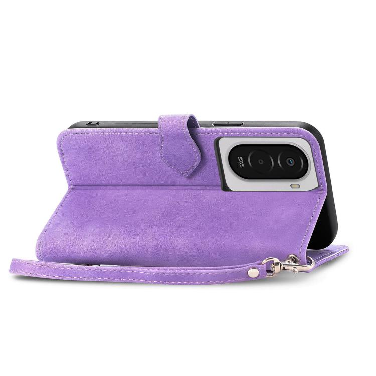 For Xiaomi Poco M7 4G 169mm Embossed Flower Zipper Leather Phone Case