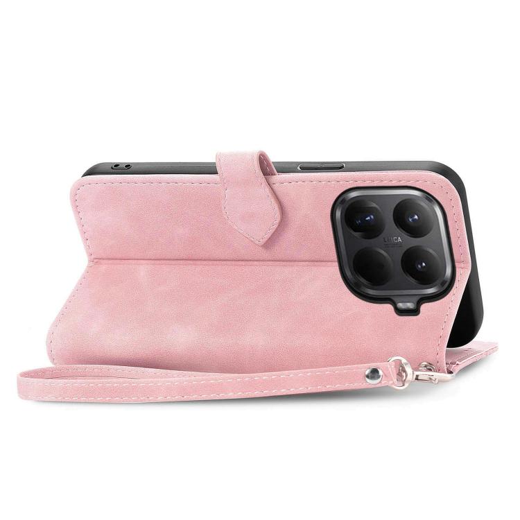 For Xiaomi 15T Pro Embossed Flower Zipper Leather Phone Case