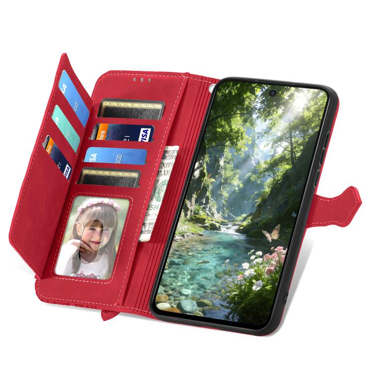 For Redmi Turbo 5 5G Embossed Flower Zipper Leather Phone Case