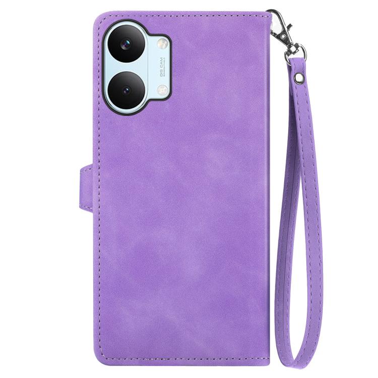 For Xiaomi Poco X8 Pro Max 5G  Embossed Flower Zipper Leather Phone Case
