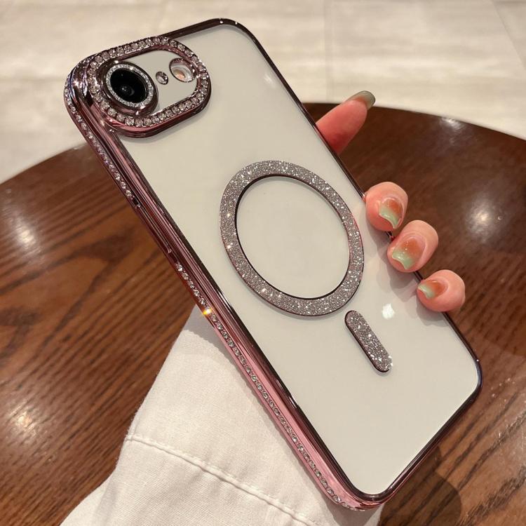 For iPhone 17e / 16e Diamond Plated MagSafe TPU Phone Case