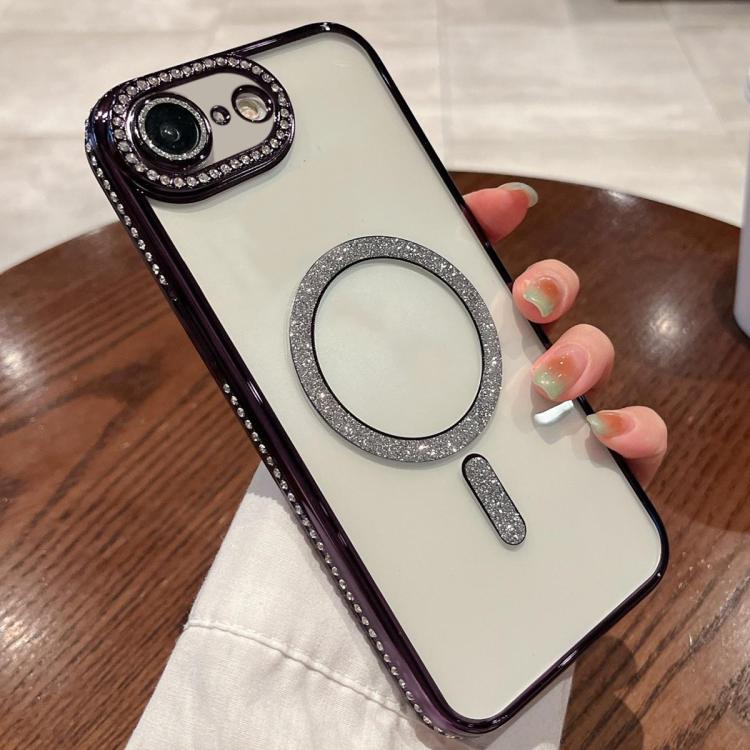 For iPhone 17e / 16e Diamond Plated MagSafe TPU Phone Case