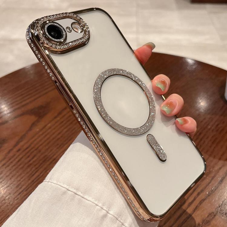 For iPhone 17e / 16e Diamond Plated MagSafe TPU Phone Case
