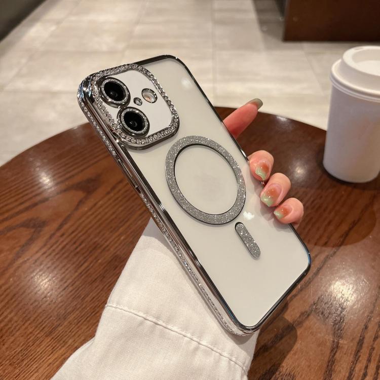 For iPhone 17 Diamond Plated MagSafe TPU Phone Case