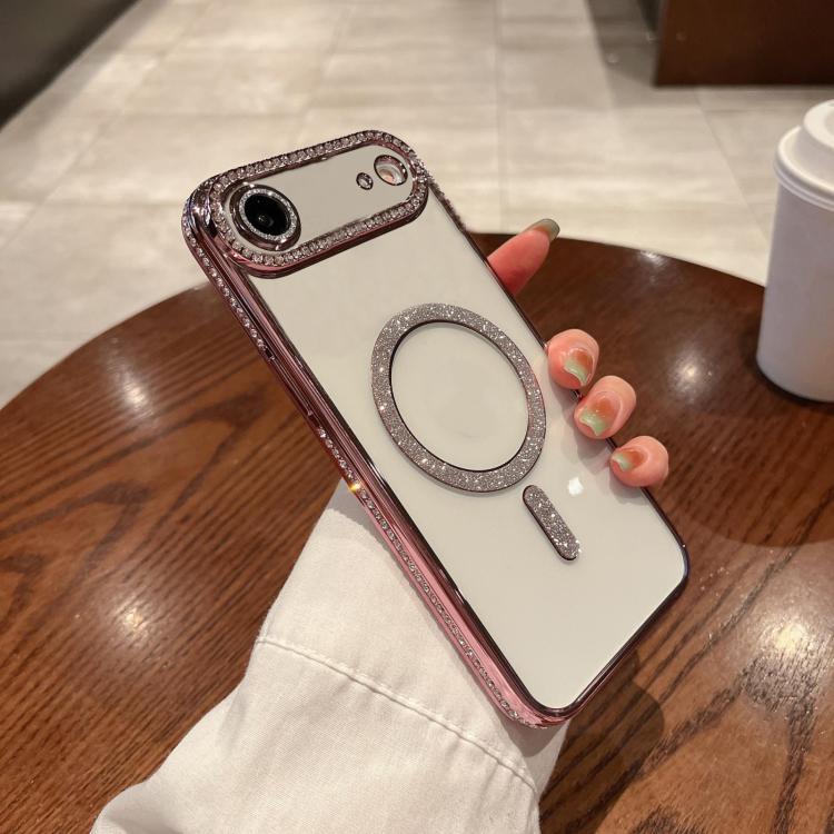 For iPhone Air Diamond Plated MagSafe TPU Phone Case